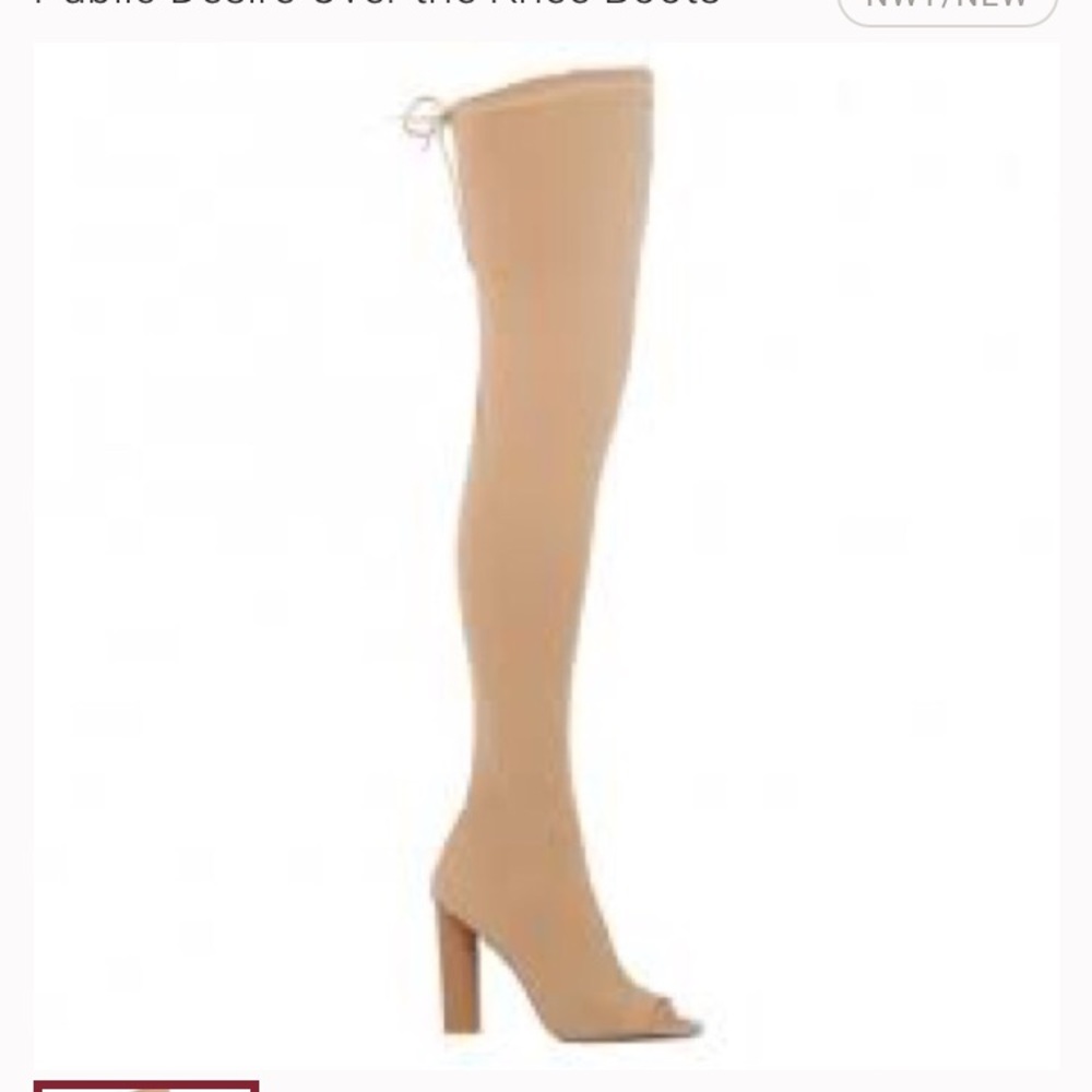 Public Desire thigh high boots
